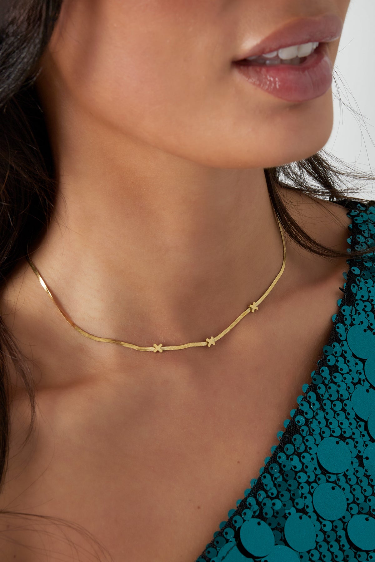 KETTING | 3 KRUISJES SNAKE