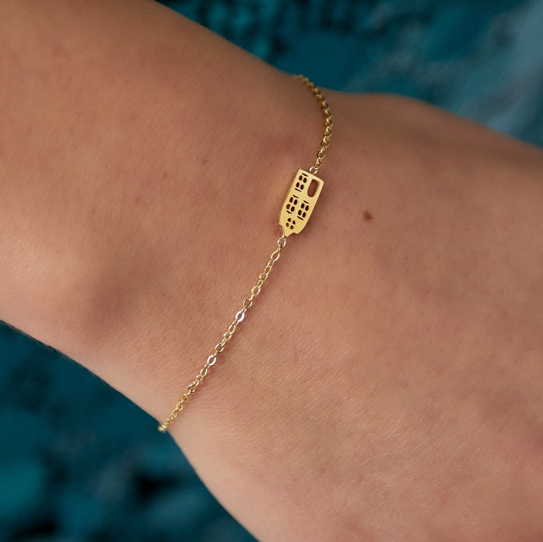 BRACELET STAINLESS STEEL SINGEL HOUSE