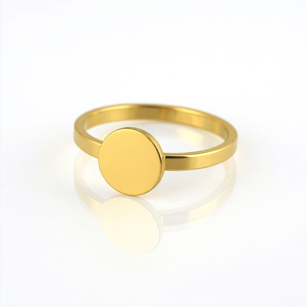 ZEGELRING AMSTERDAM SMAL ROND