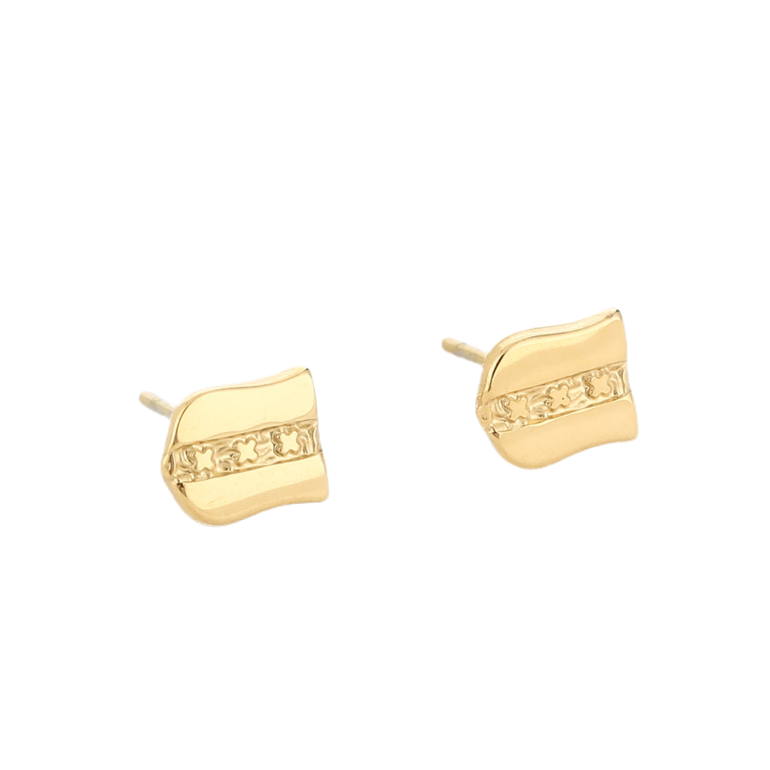 STUDS OORBELLEN SHIELD