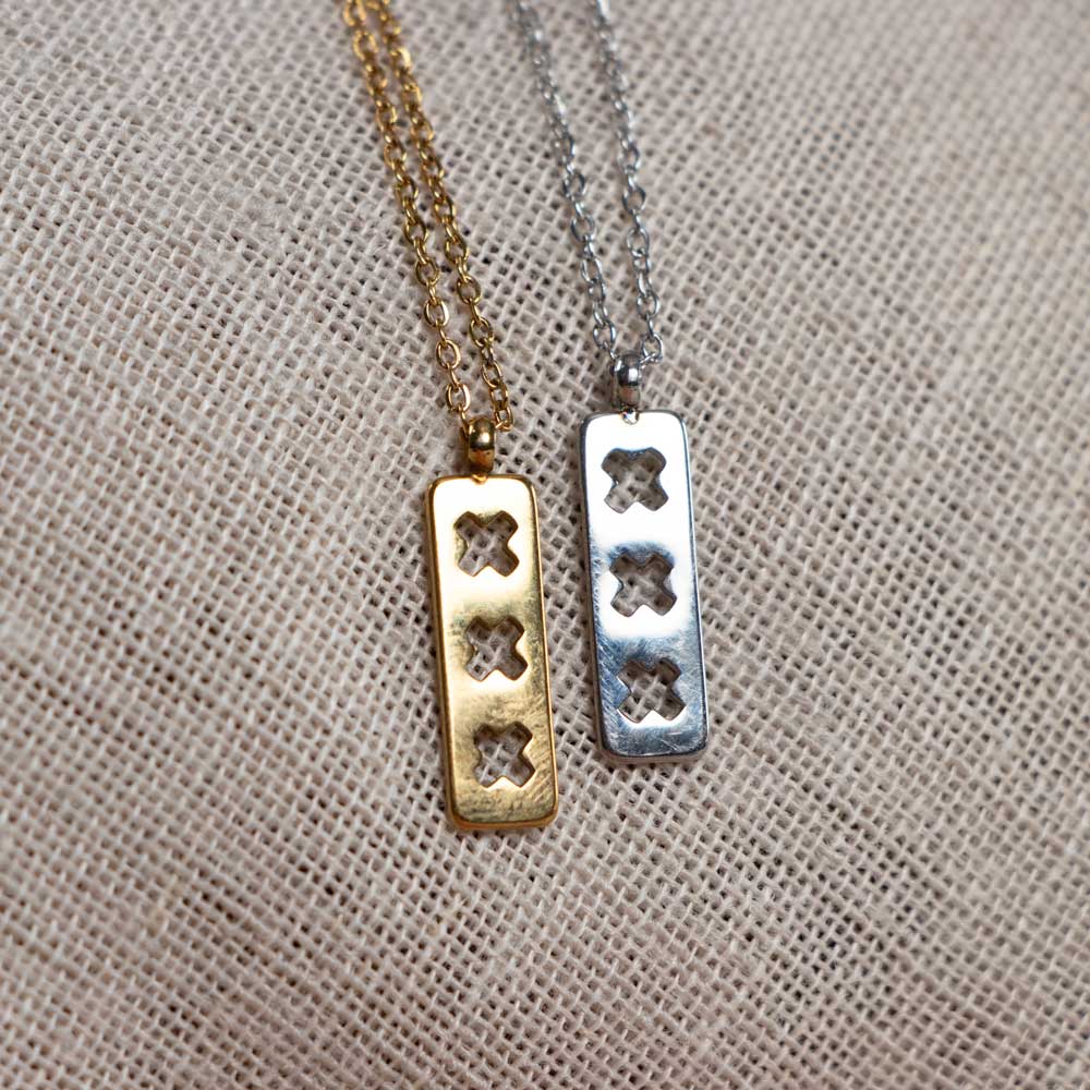 KETTING | 3 OPEN KRUISJES
