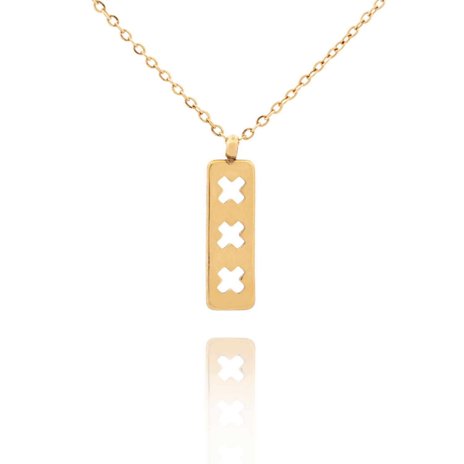 KETTING | 3 OPEN KRUISJES
