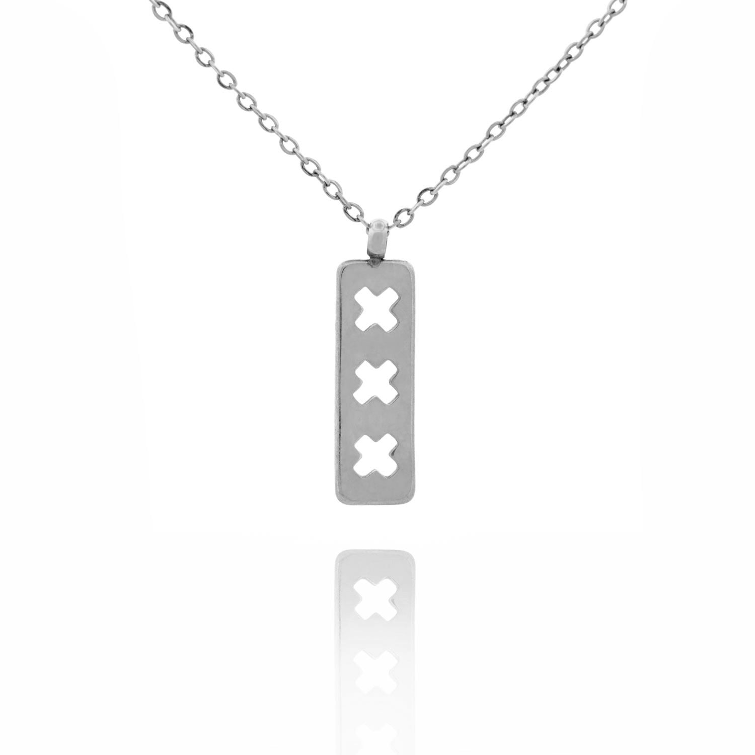 KETTING | 3 OPEN KRUISJES