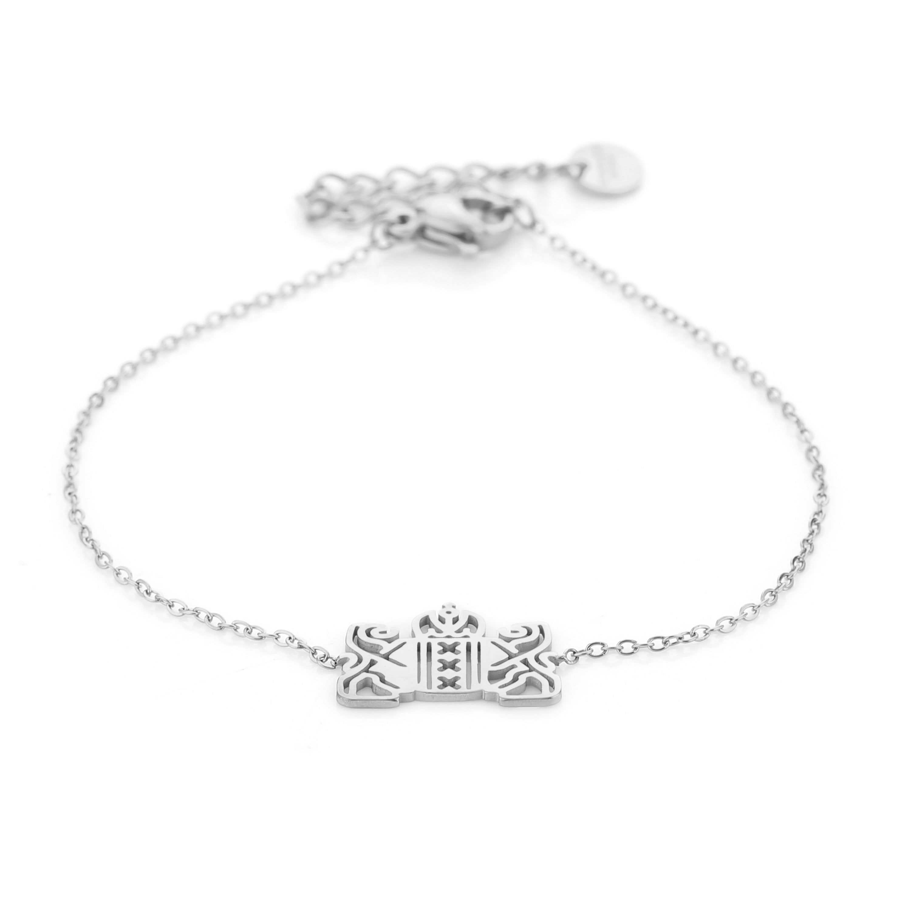 BRACELET STAINLESS STEEL SHIELD