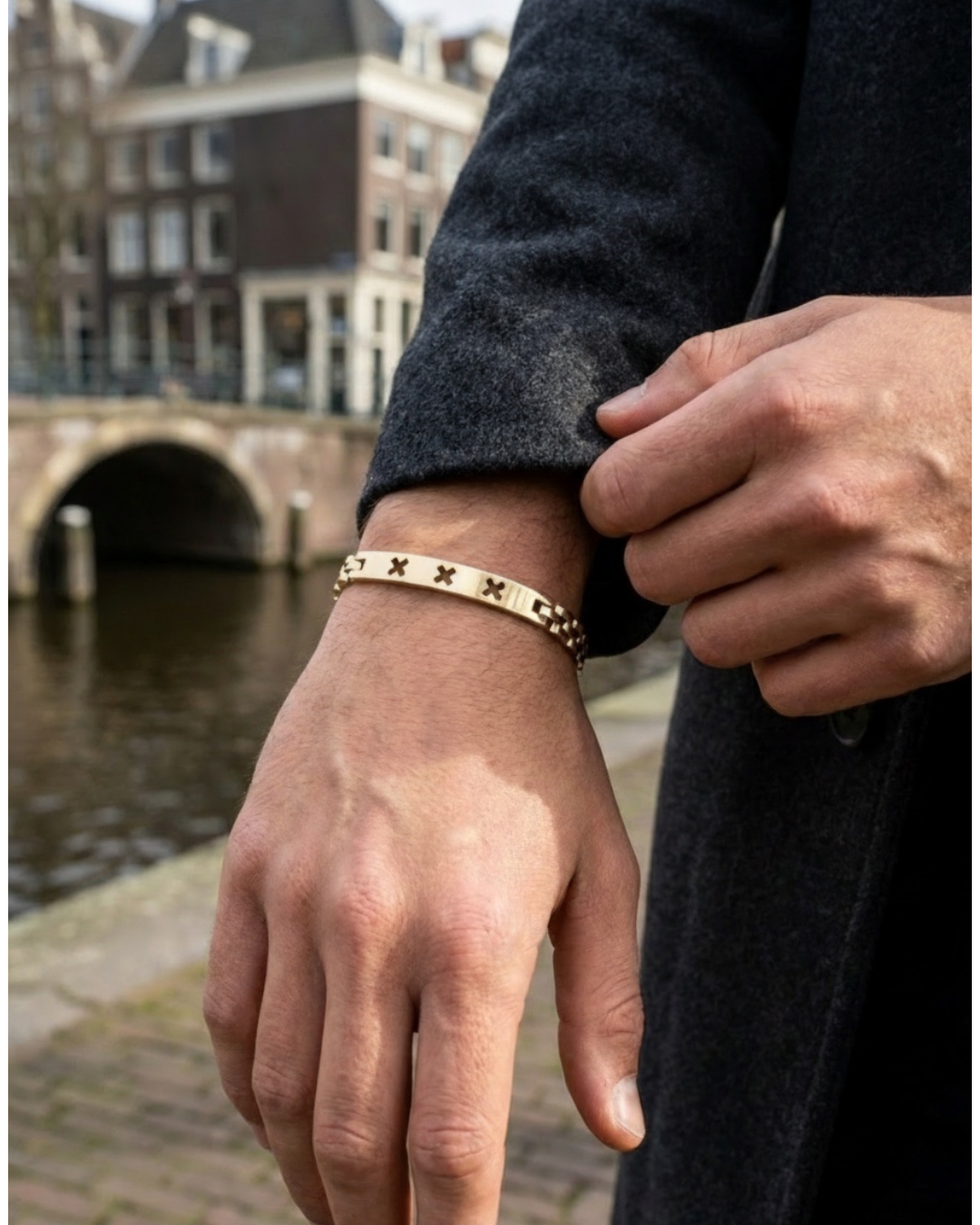 Zilver RVS Herenarmband | Trots