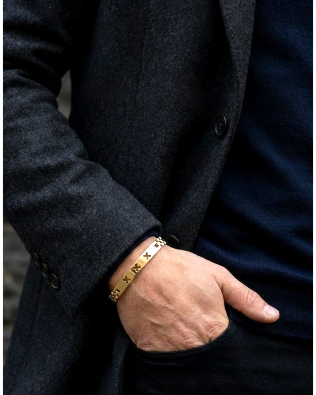 Zilver RVS Herenarmband | Trots