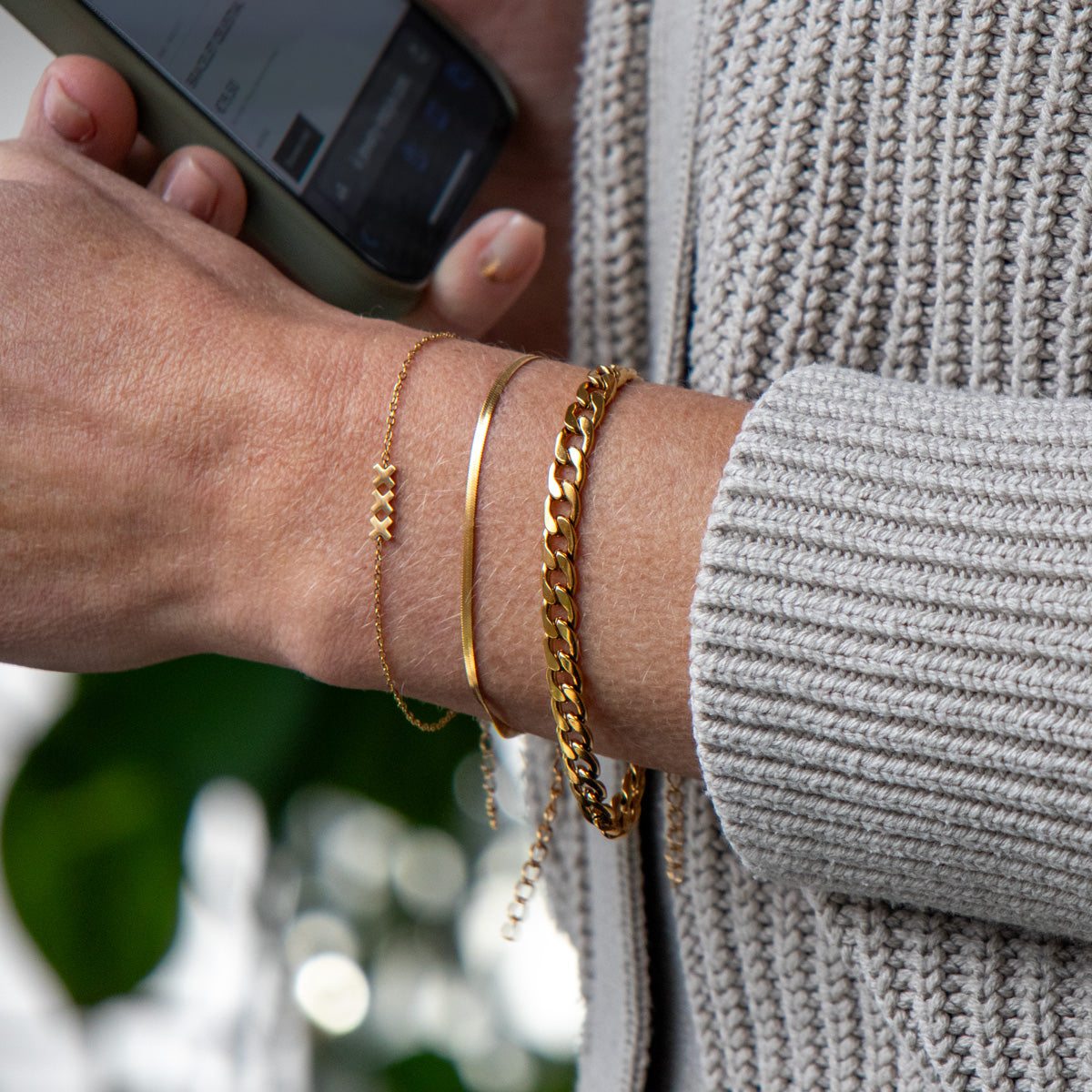 DRIE KRUISJES ARMBAND AMSTERDAM