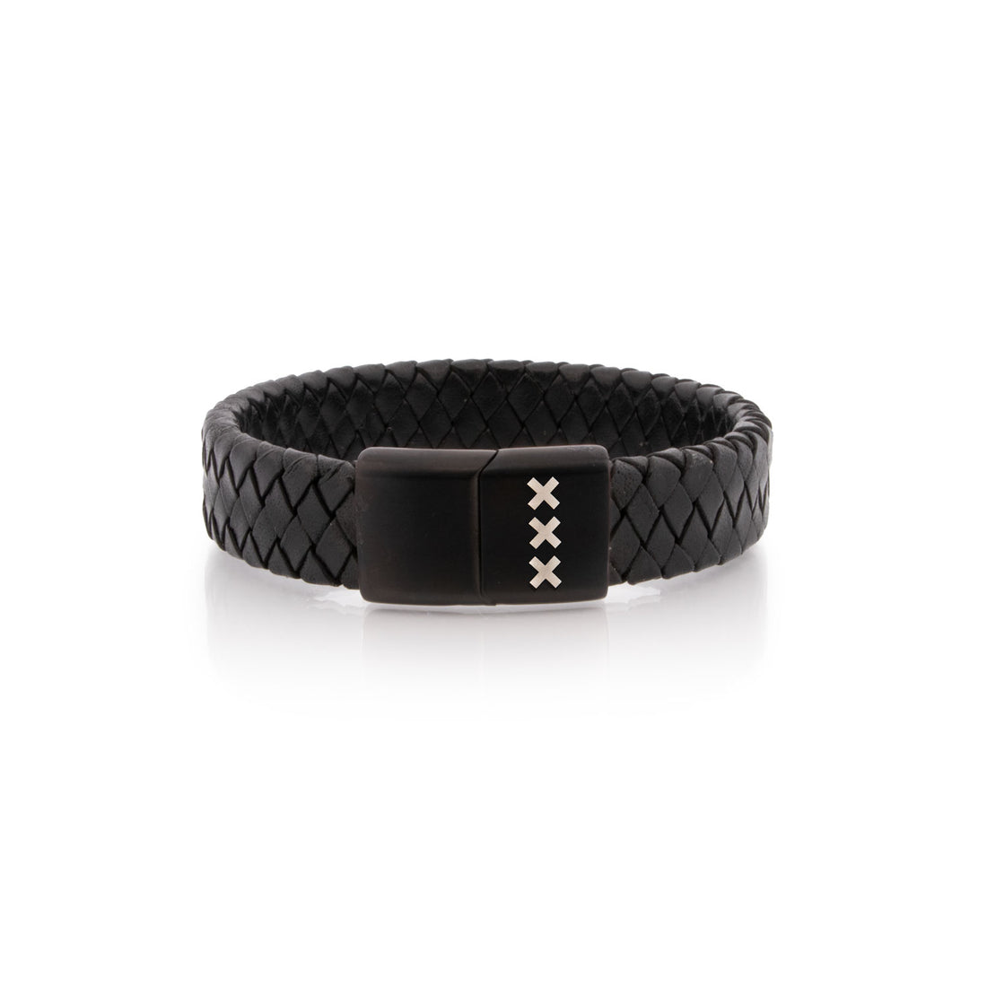 Leren Armband Zwart - Zwart | Amsterdam XXX