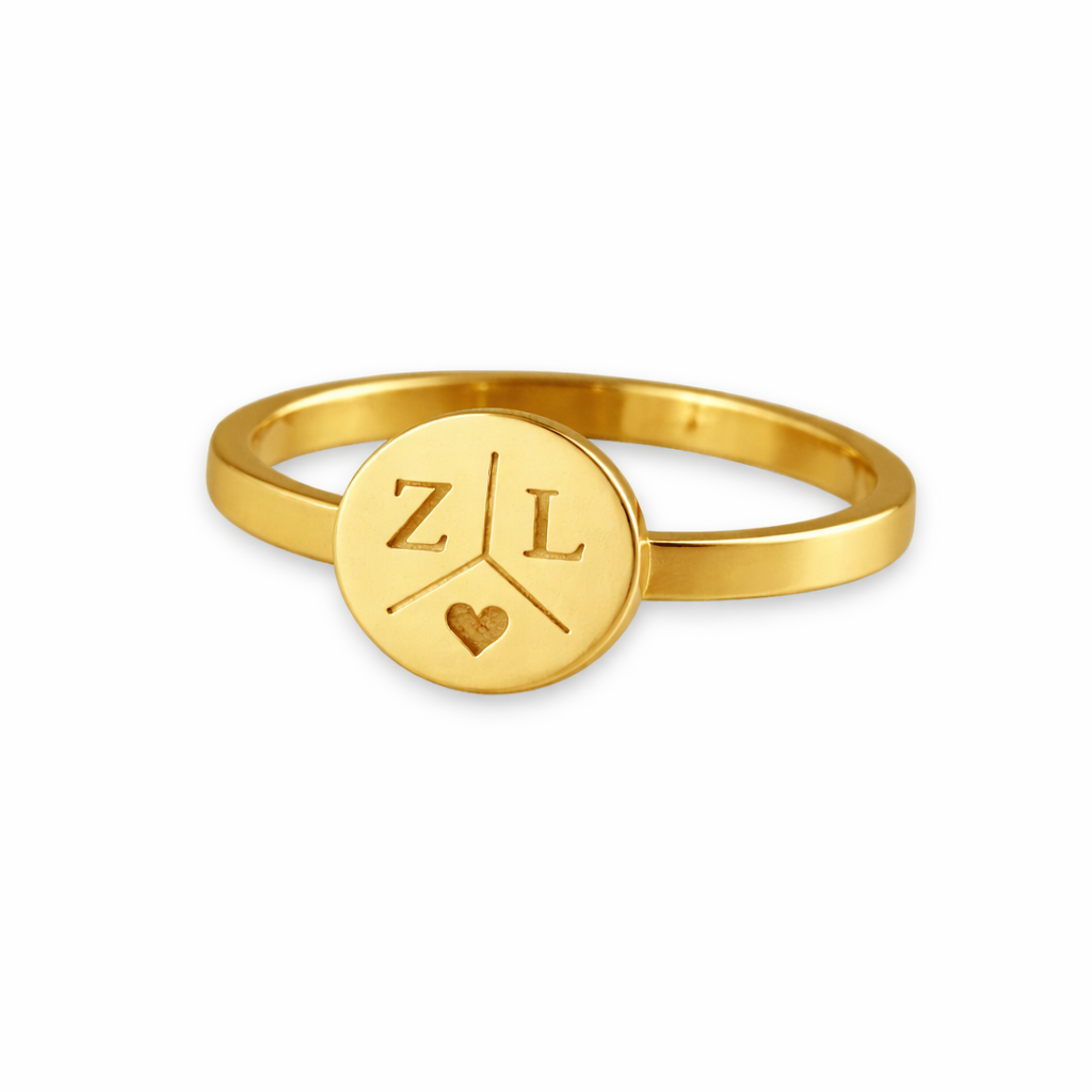 RING AMSTERDAM INITIALS