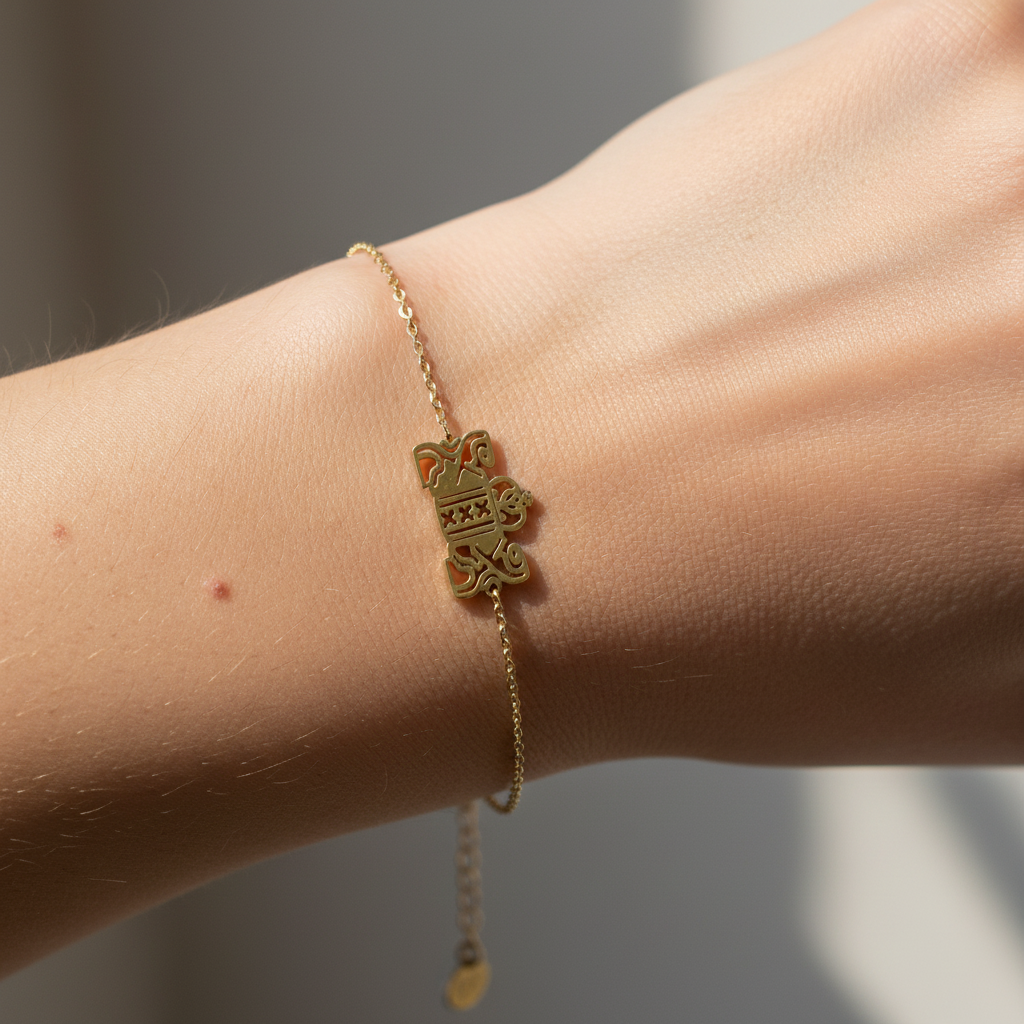 BRACELET STAINLESS STEEL SHIELD