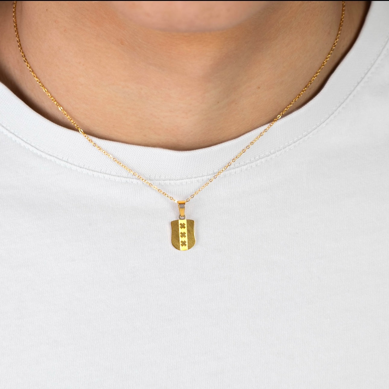 KETTING | AMSTERDAM SCHILD 3 KRUISJES