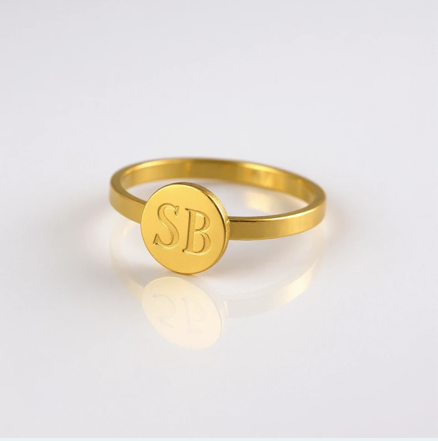 RING AMSTERDAM INITIALS