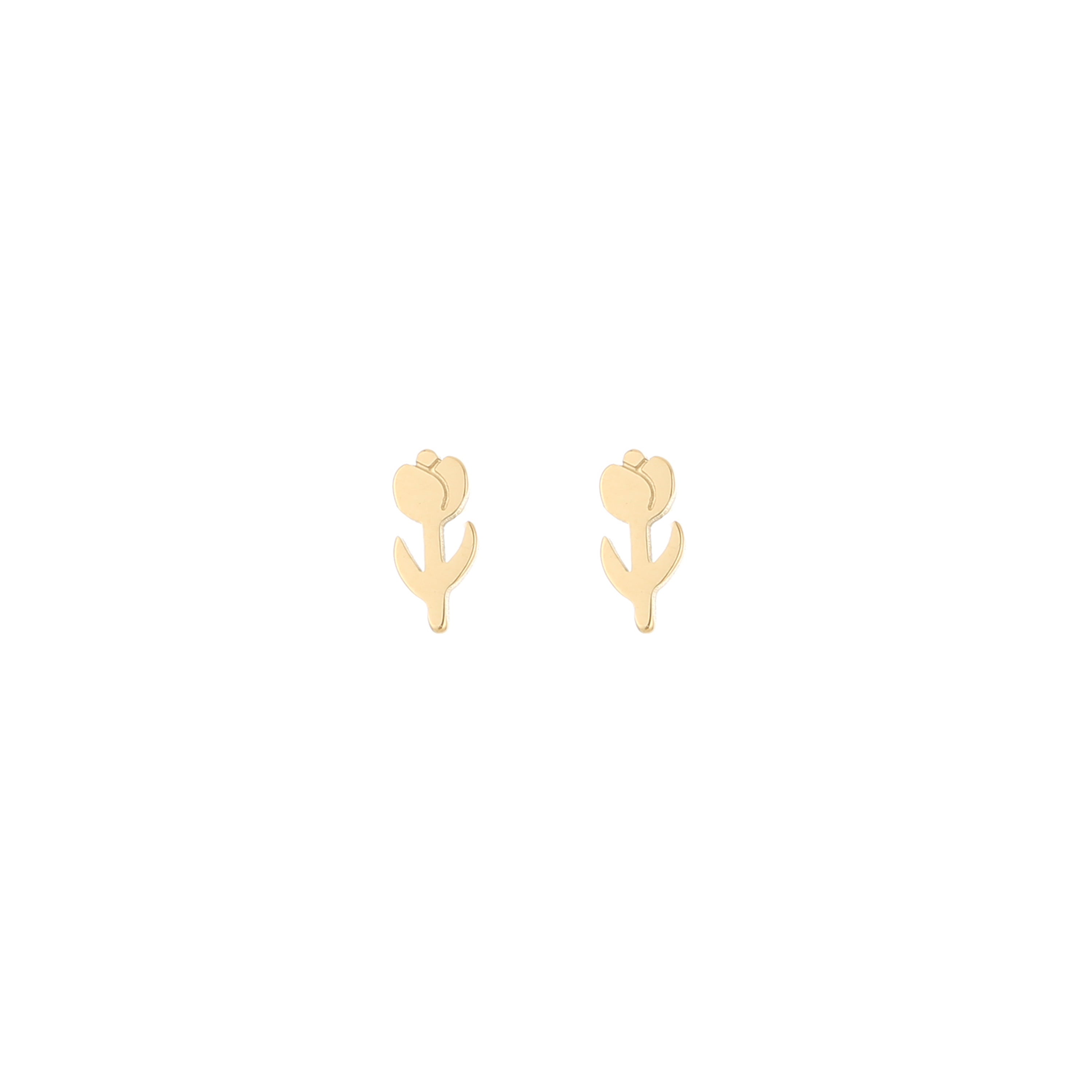 STUDS OORBELLEN TULP