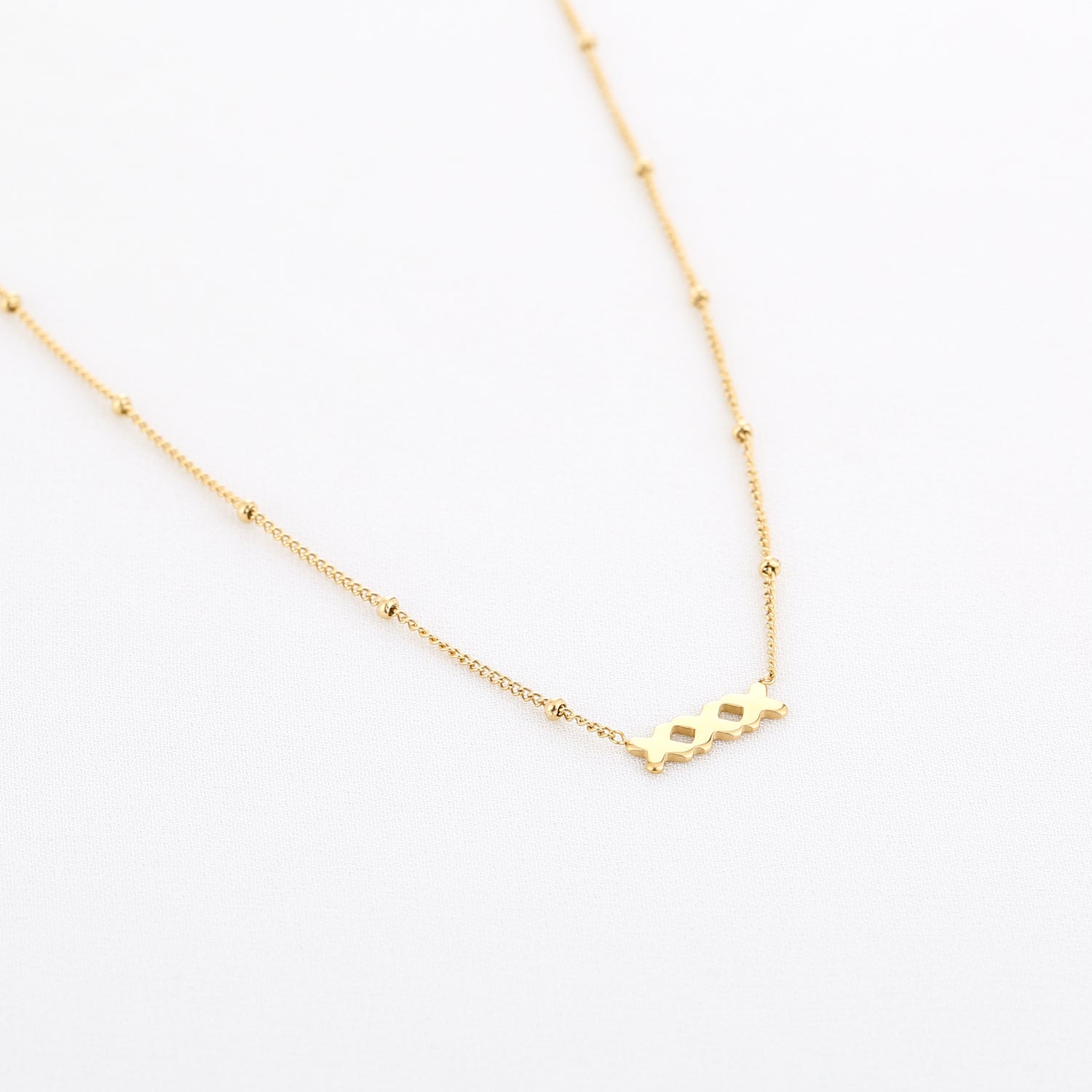 KETTING | 3 KRUISJES HORIZONTAAL