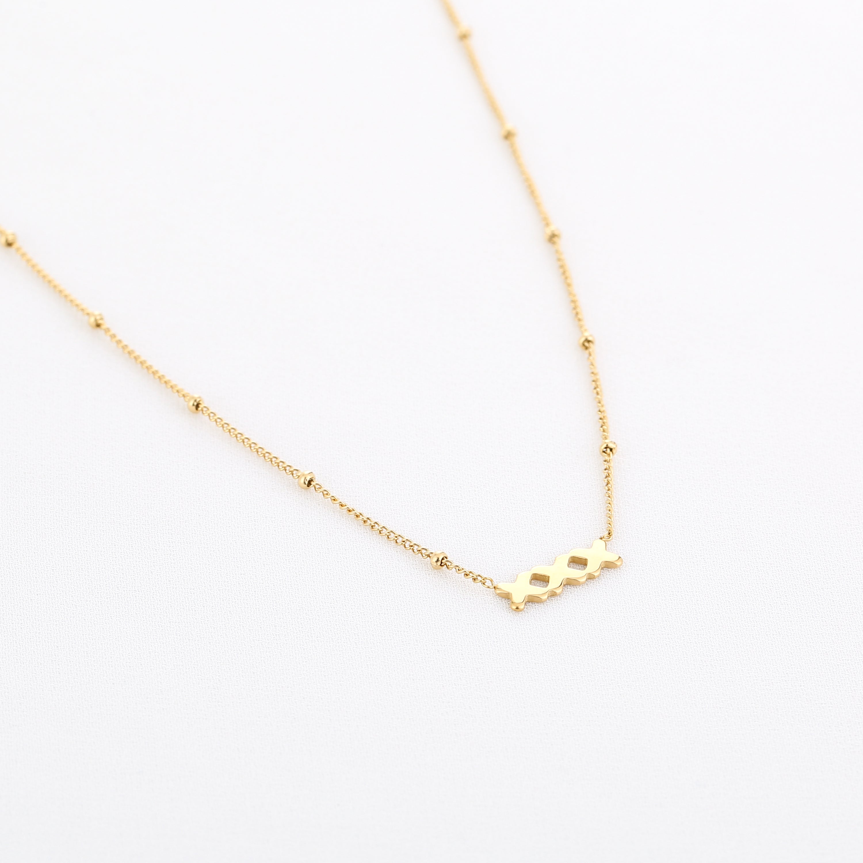 KETTING | 3 KRUISJES HORIZONTAAL