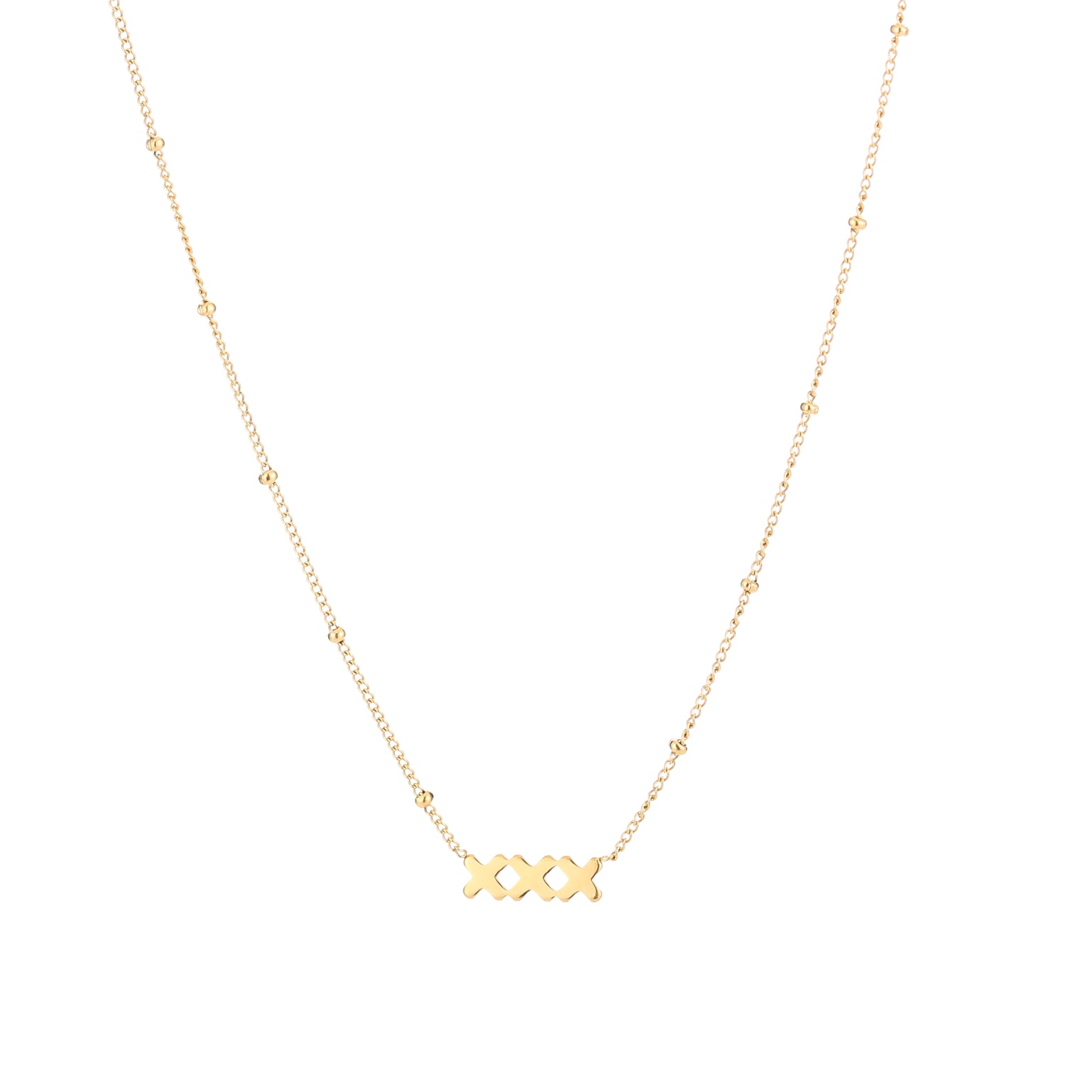KETTING | 3 KRUISJES HORIZONTAAL