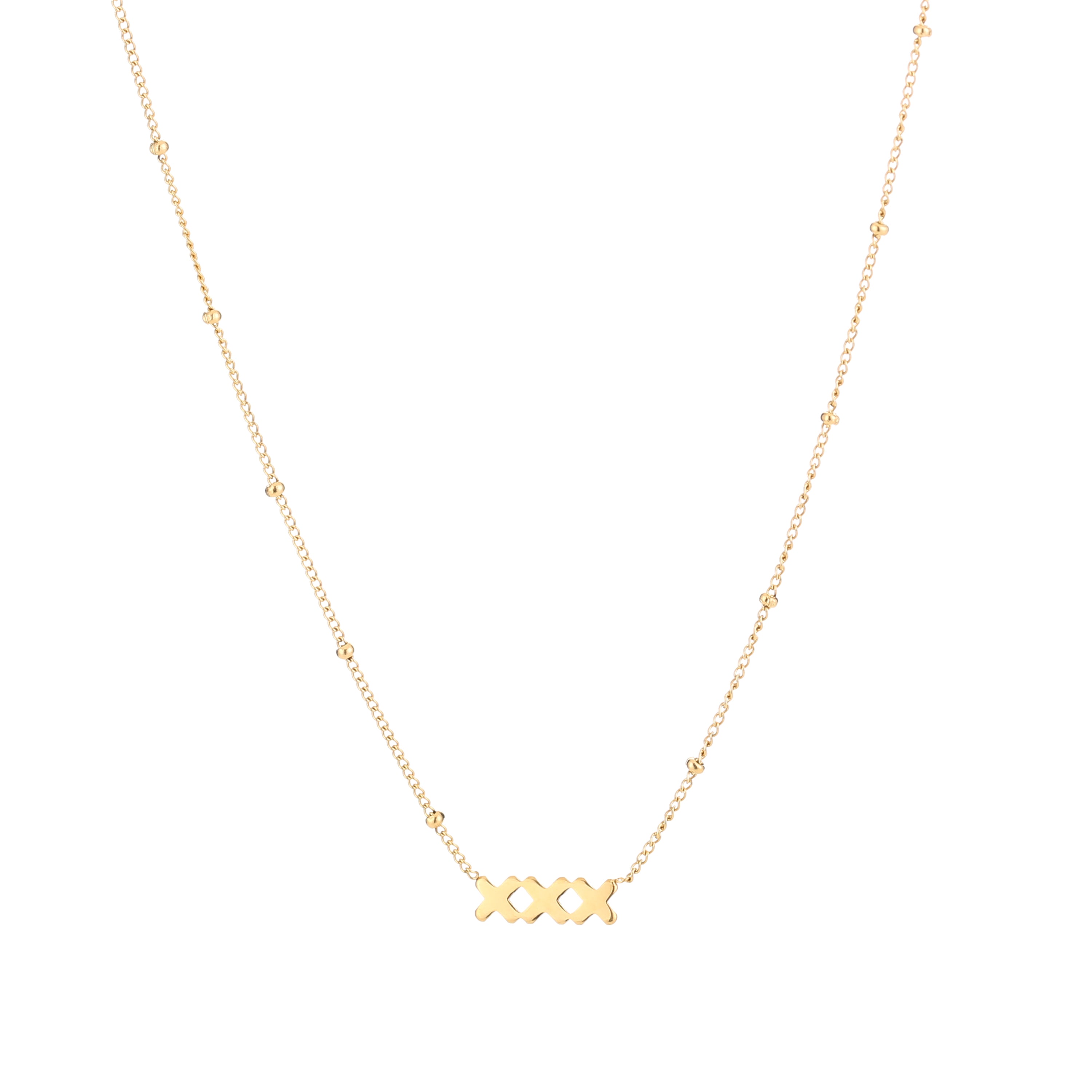 KETTING | 3 KRUISJES HORIZONTAAL