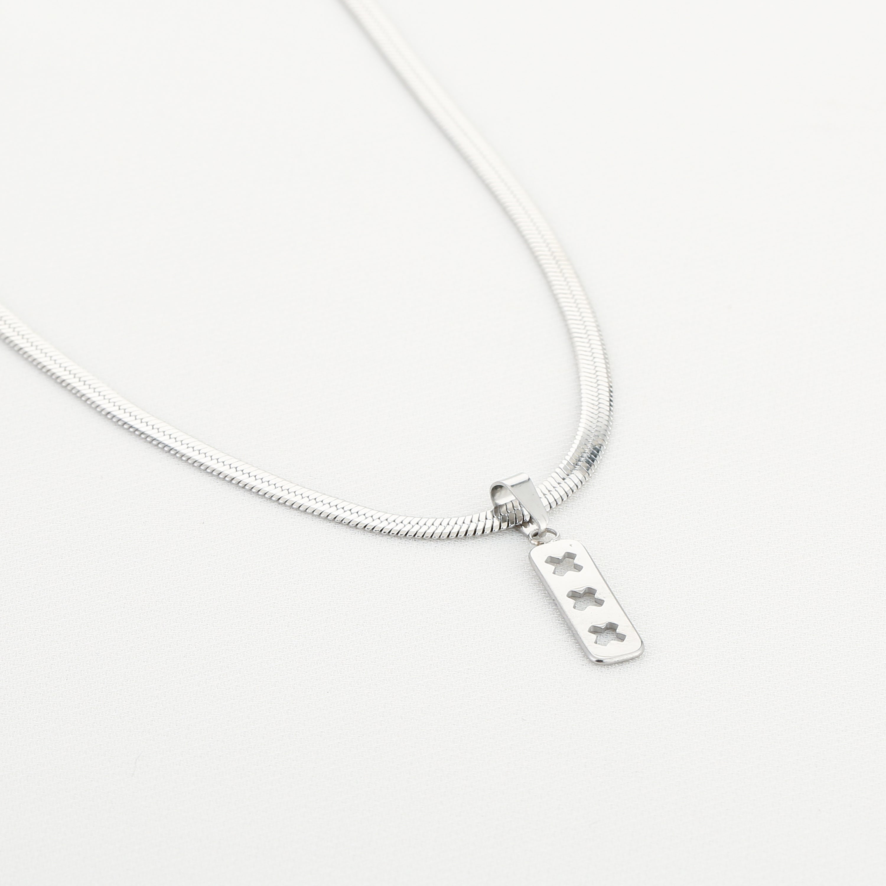 KETTING | SNAKE 3 OPEN KRUISJES