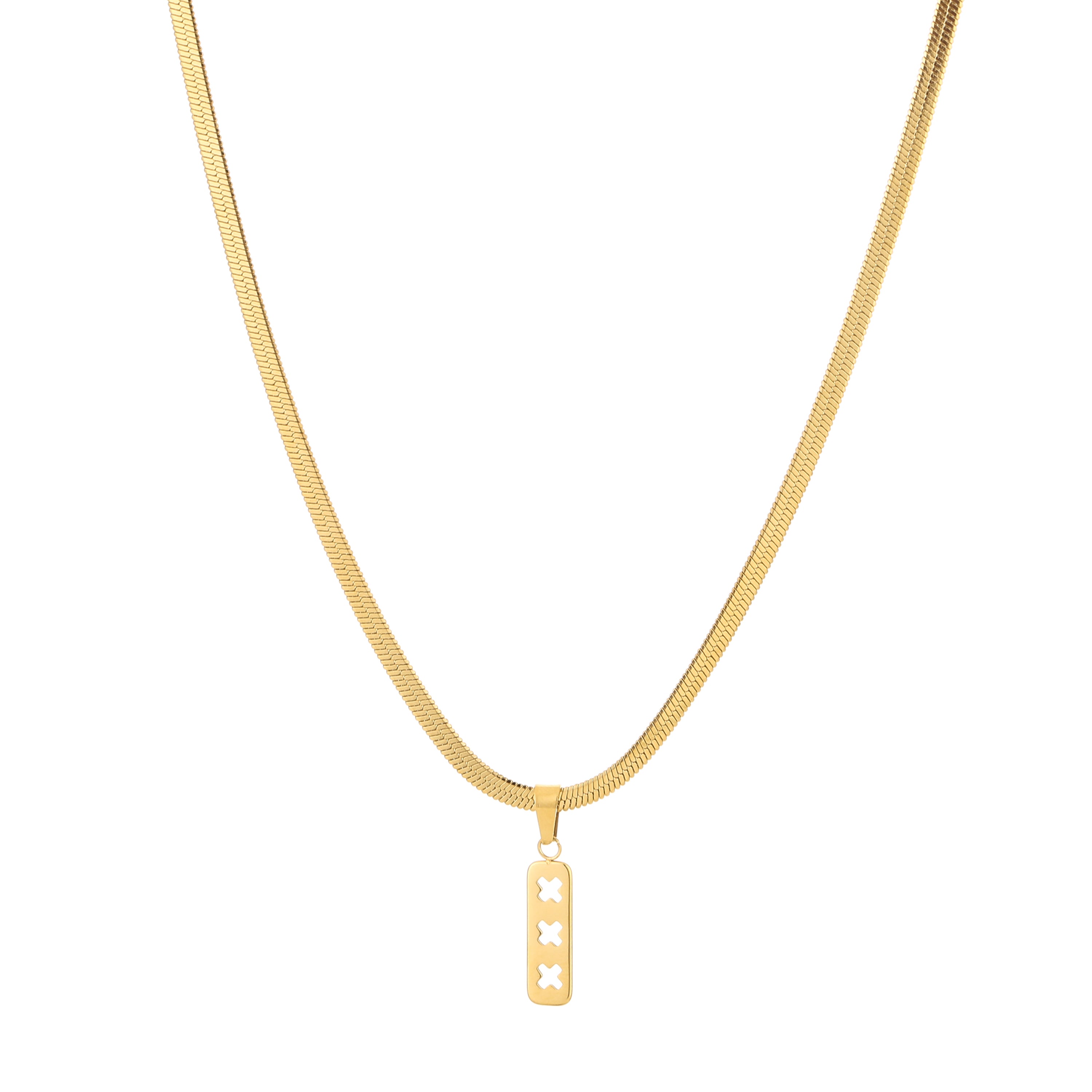 KETTING | SNAKE 3 OPEN KRUISJES