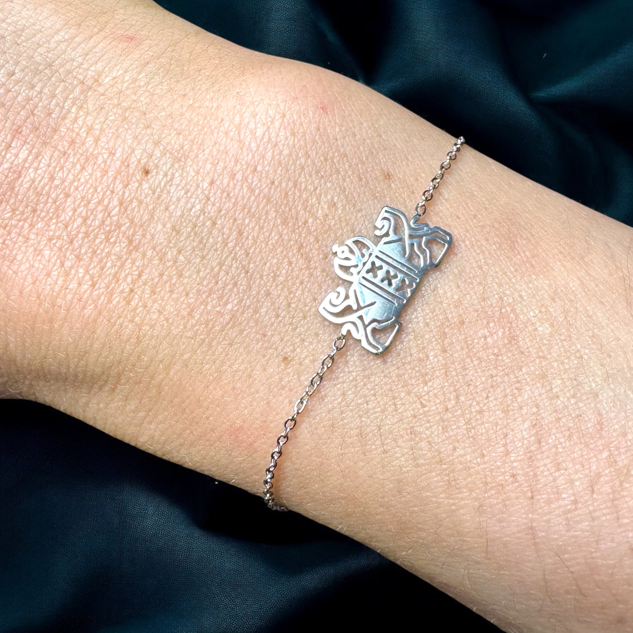 BRACELET STAINLESS STEEL SHIELD