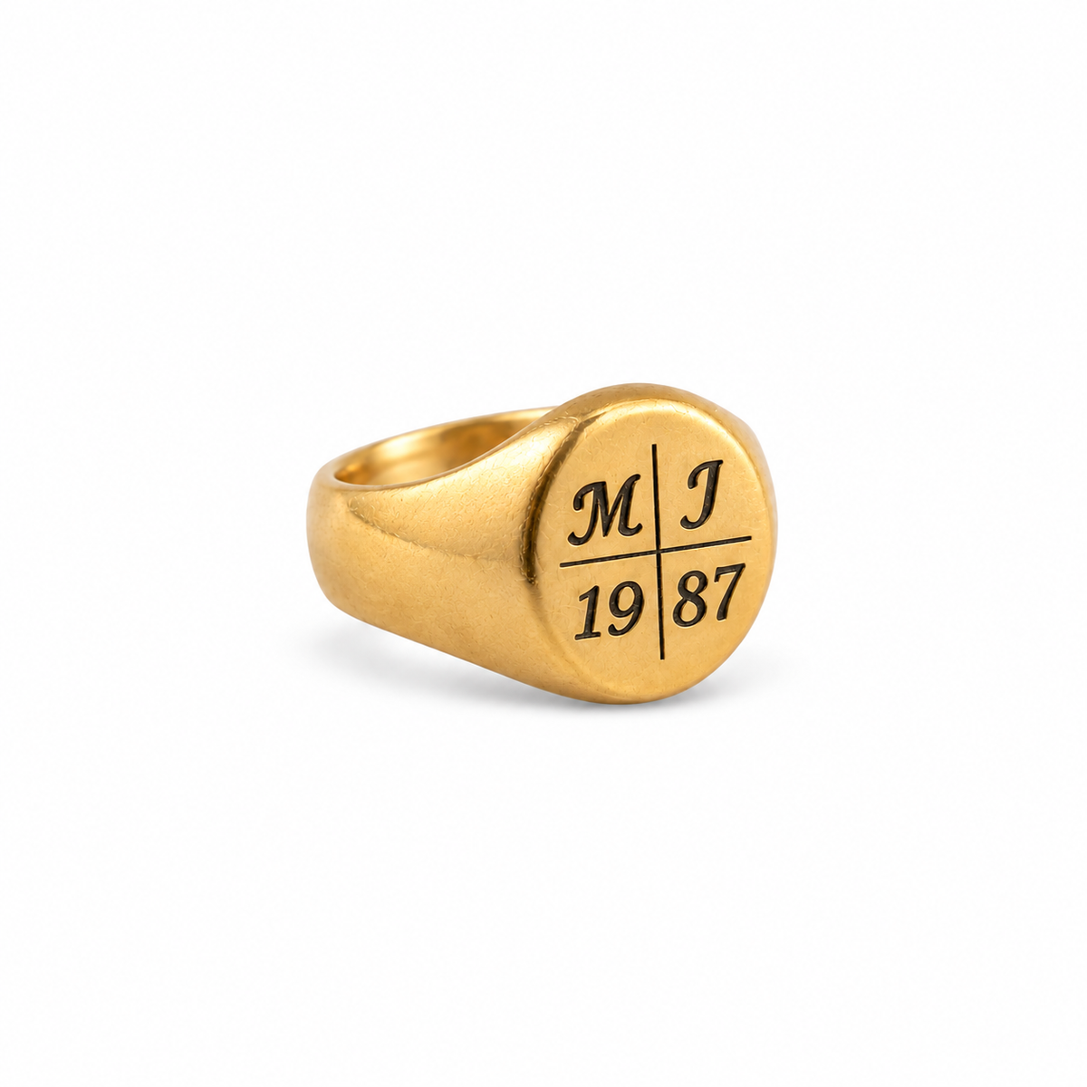 RING AMSTERDAM INITIALS