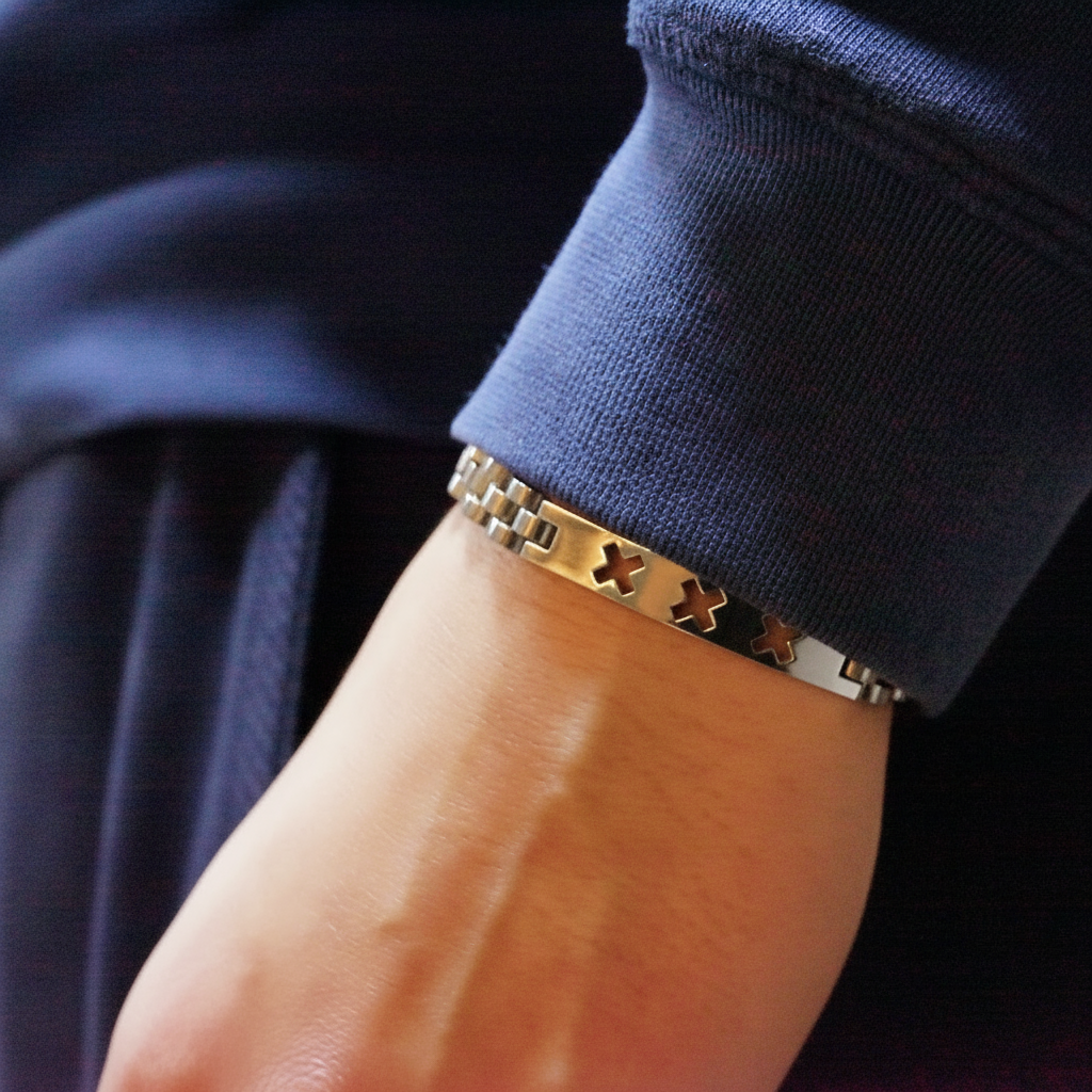 Zilver RVS Herenarmband | Trots