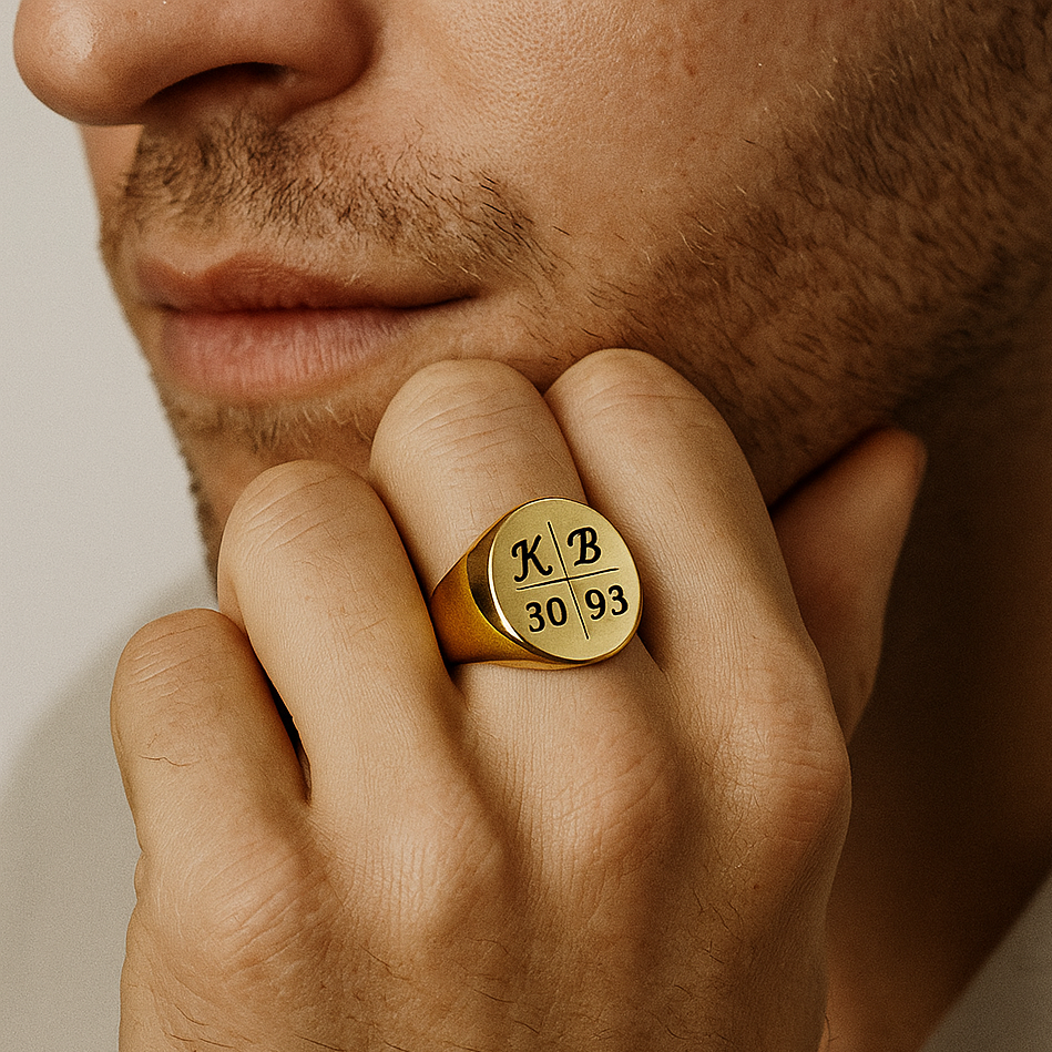 RING AMSTERDAM INITIALS