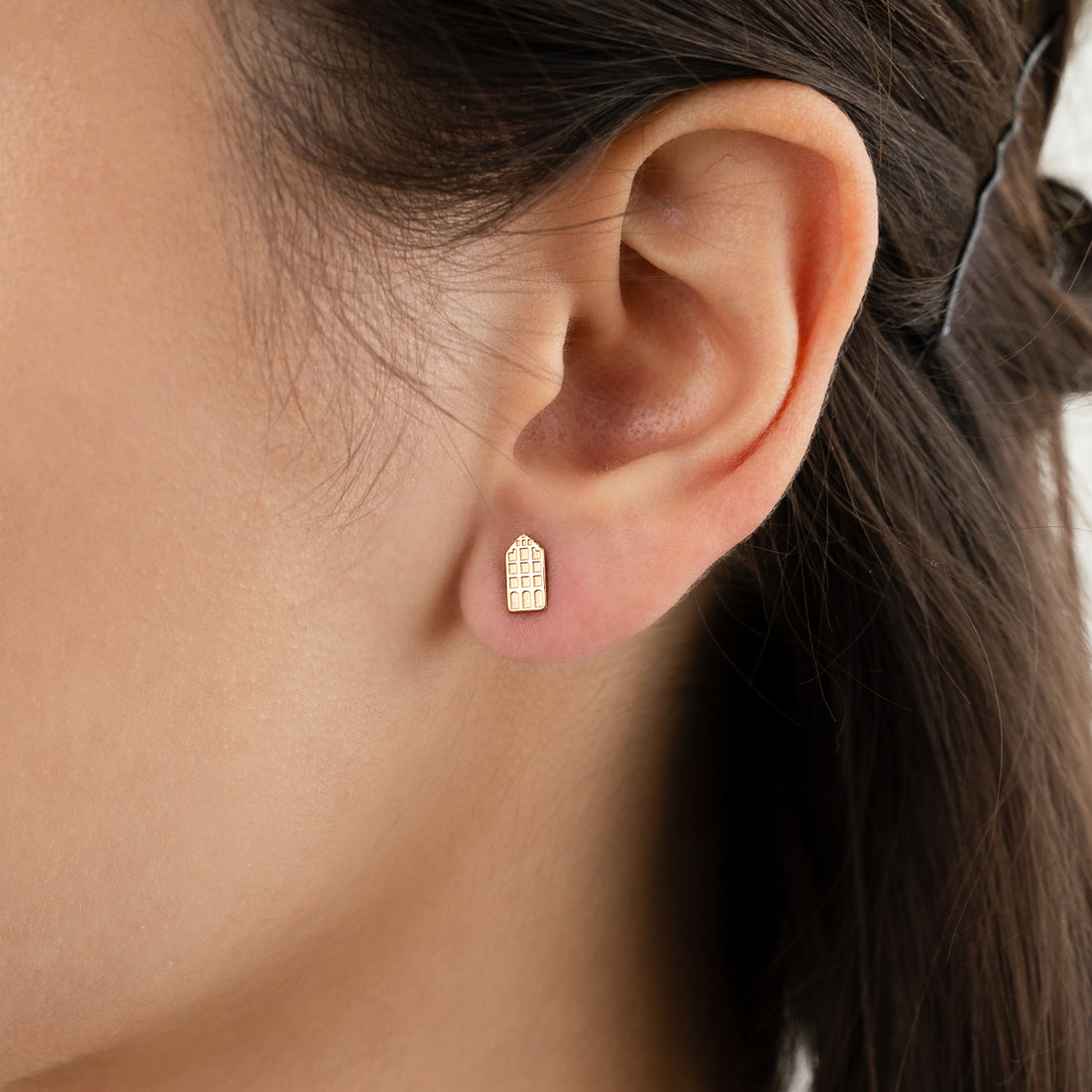 STUDS OORBELLEN GRACHTENPADJE