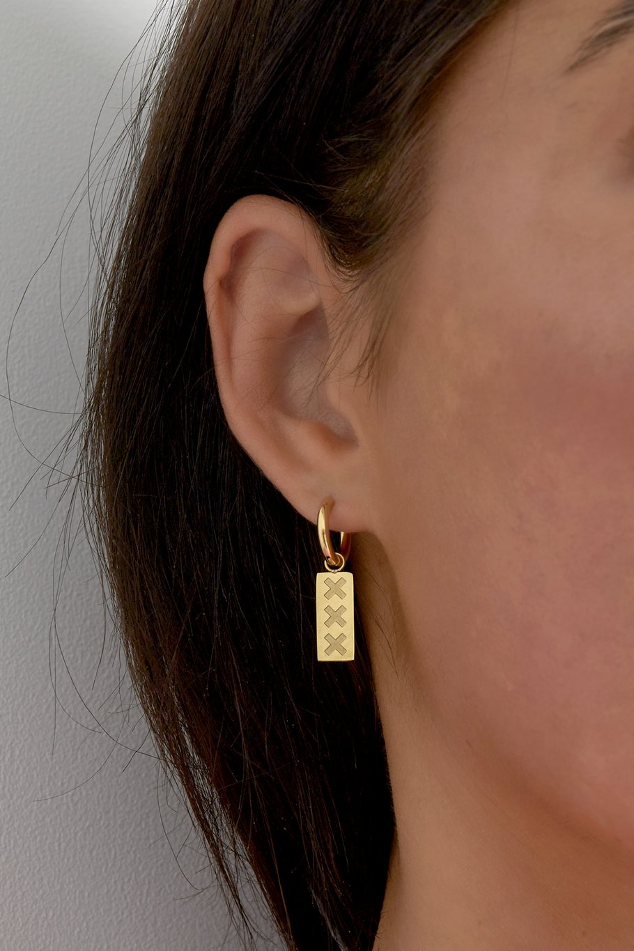 EARRING AMSTERDAM KRUISJES