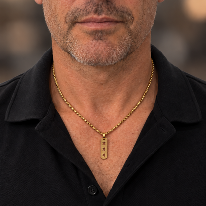 KETTING GOUD |  AMSTERDAMSE KRUISJES