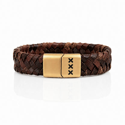 Leather Bracelet with Engraving – Amsterdam Edition