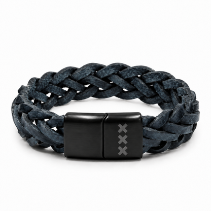Leather Bracelet with Engraving – Amsterdam Edition