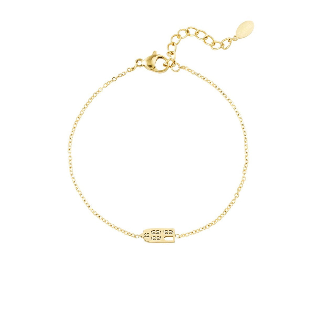 BRACELET STAINLESS STEEL SINGEL HOUSE