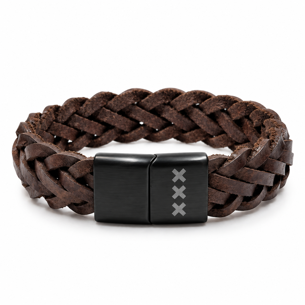 Leather Bracelet with Engraving – Amsterdam Edition