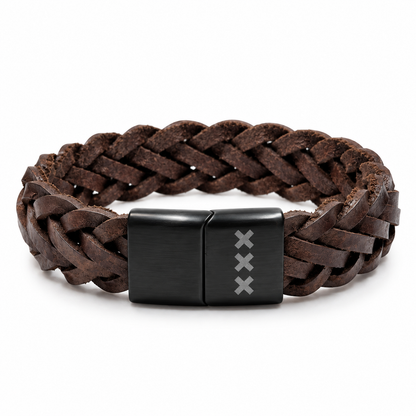 Leather Bracelet with Engraving – Amsterdam Edition