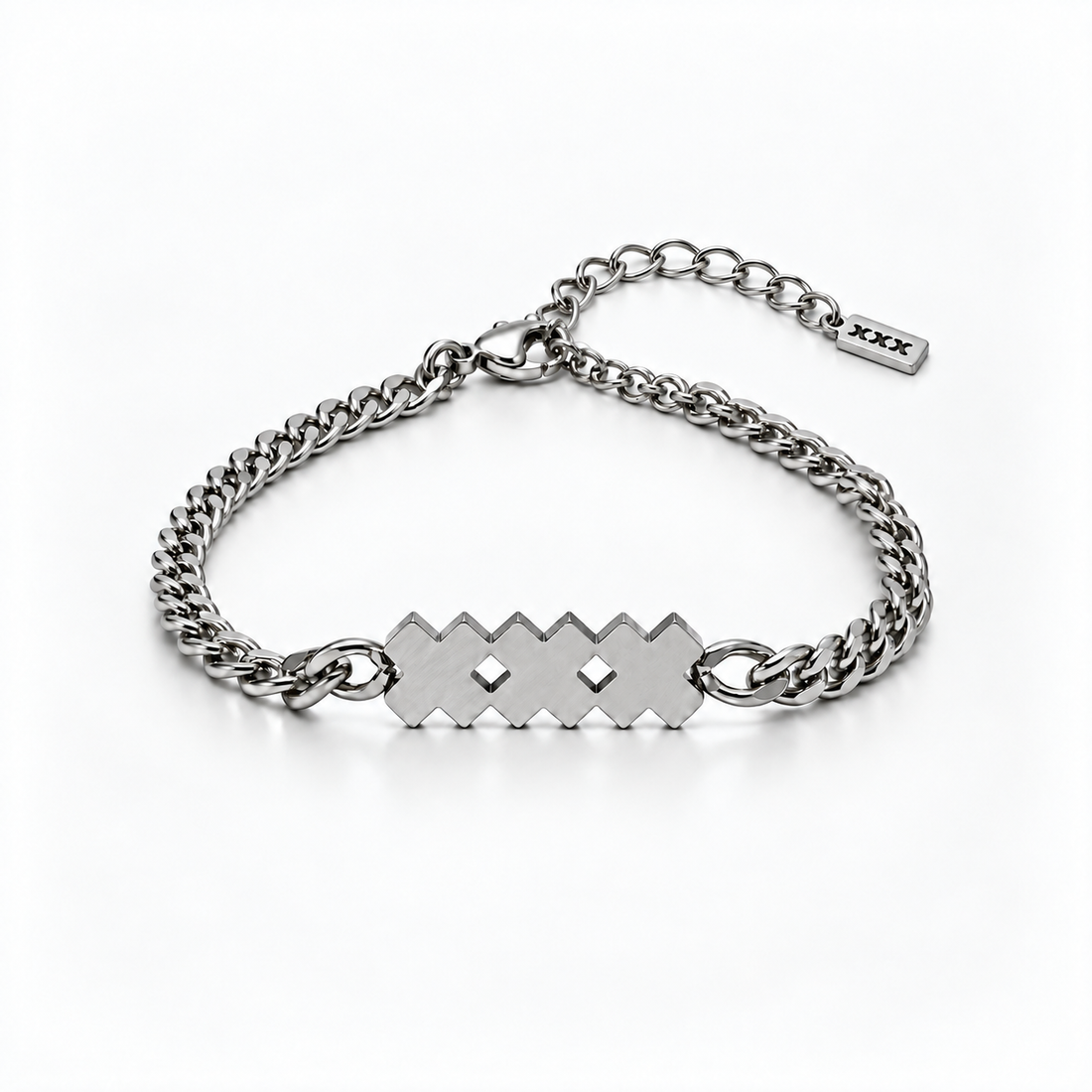 Zilver RVS Herenarmband | Icon XXX