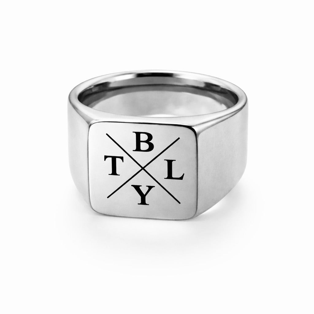 RING AMSTERDAM INITIALS 