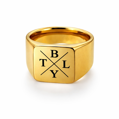 RING AMSTERDAM INITIALS 