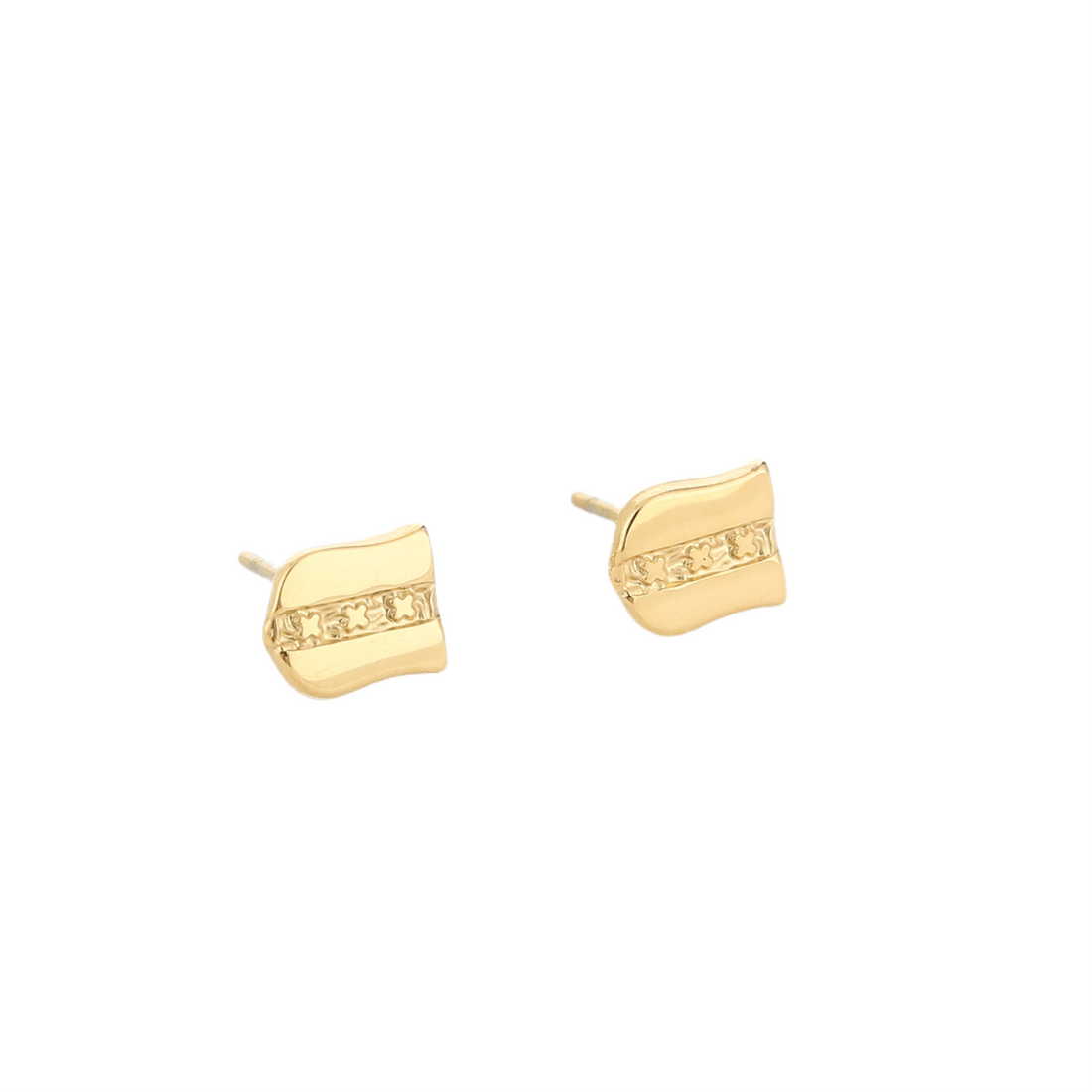 Earring stud shield