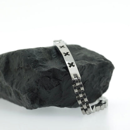 Zilver RVS Herenarmband | Trots