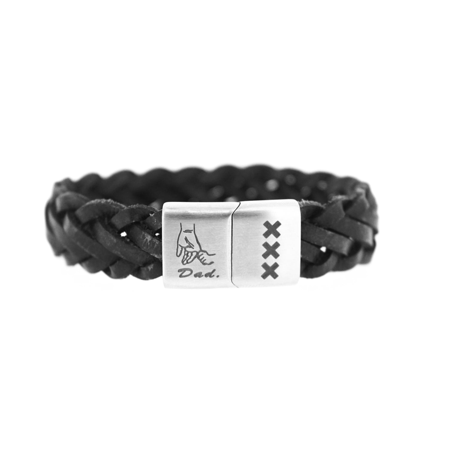 Leather Bracelet with Engraving – XXX Edition