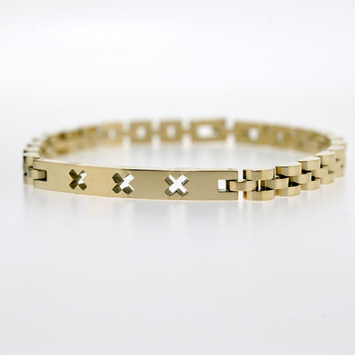 Goud RVS Herenarmband | Trots