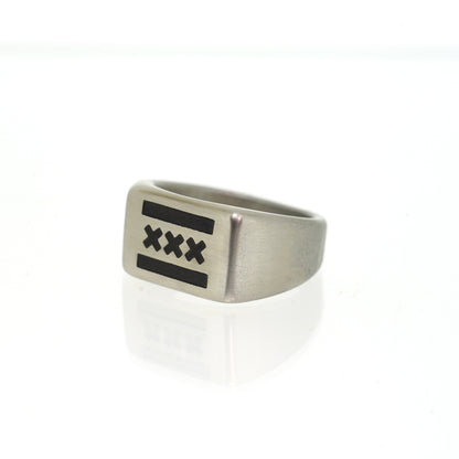 AMSTERDAM STAINLESS STEEL RING