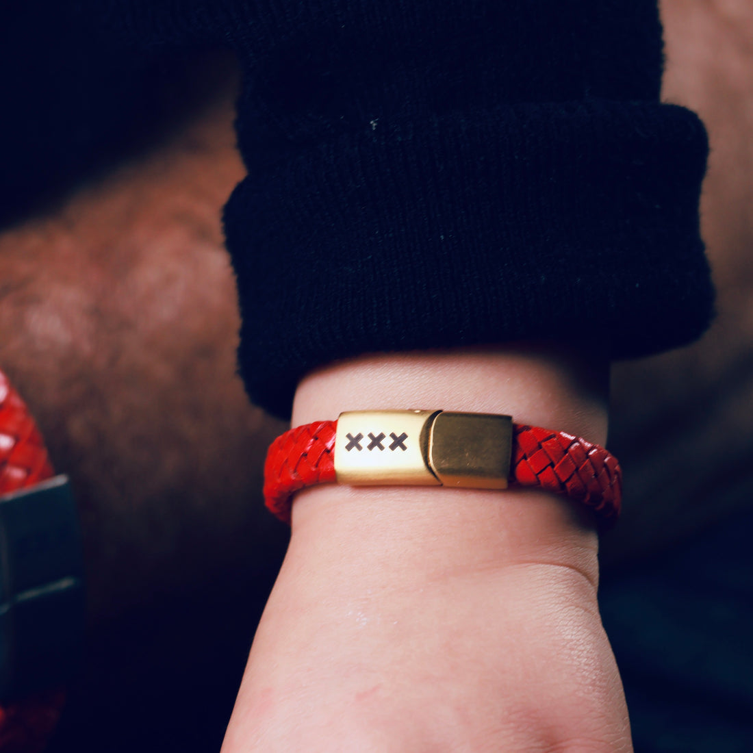 Bracelet Leather Red XXX collection Kids