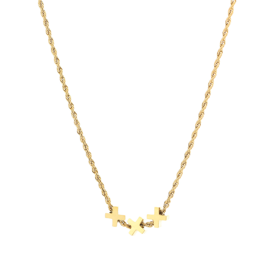 KETTING | 3 KRUISJES BOLD TWIST
