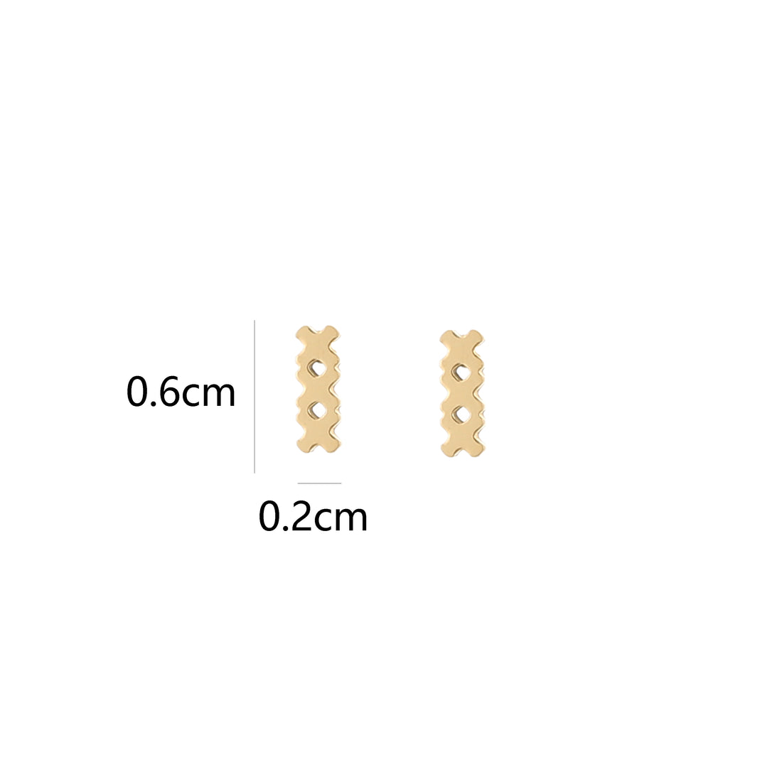 STUDS OORBELLEN SMALL XXX AMSTERDAM