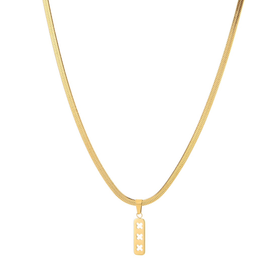 KETTING | SNAKE 3 OPEN KRUISJES