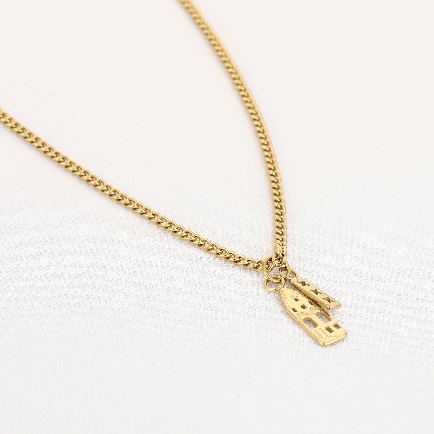 KETTING | MINI GRACHTENPANDJE MET XXX BEDEL