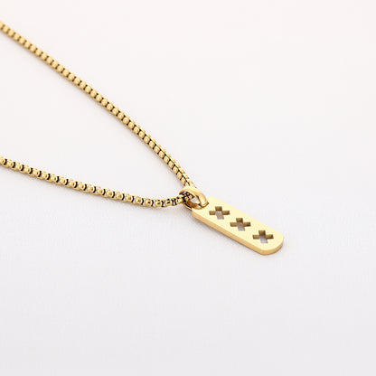 KETTING GOUD |  AMSTERDAMSE KRUISJES
