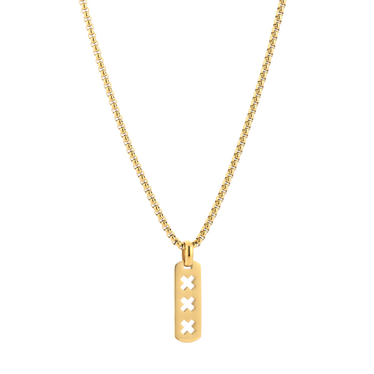 KETTING GOUD |  AMSTERDAMSE KRUISJES